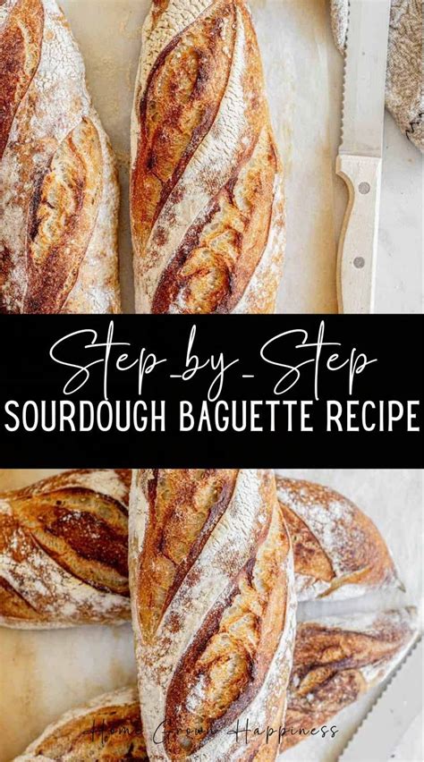 Step By Step Sourdough Baguette Recipe