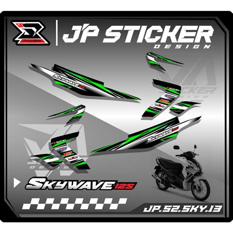 Jual SKYWAVE STICKER STRIPING SKYWAVE STIKER STRIPING LIST MOTOR