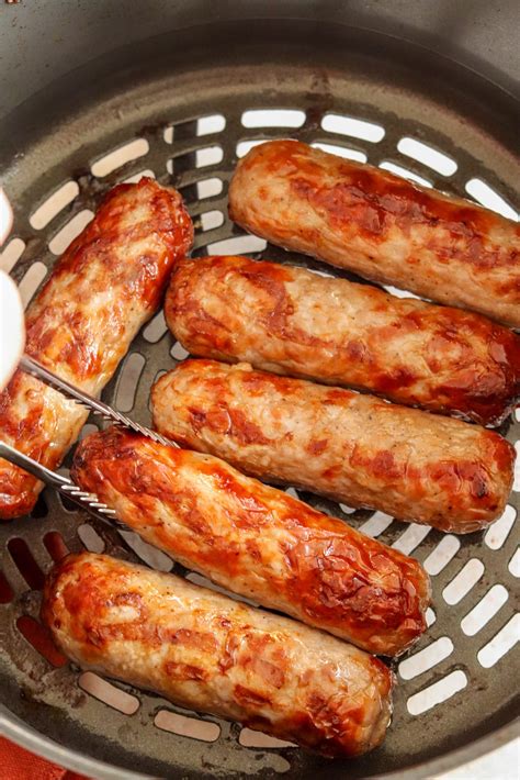 Air Fryer Sausages Curly S Cooking