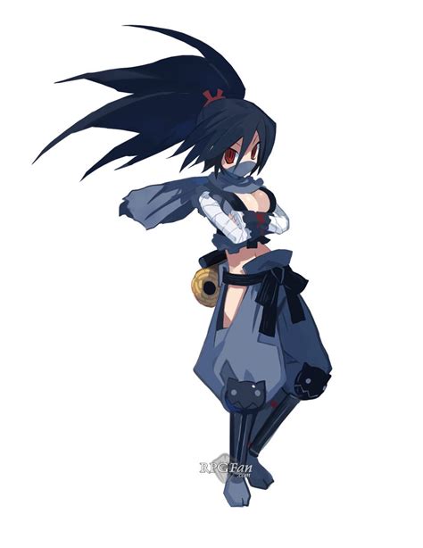 Disgaea Character Art Female Ninja Ninja Art