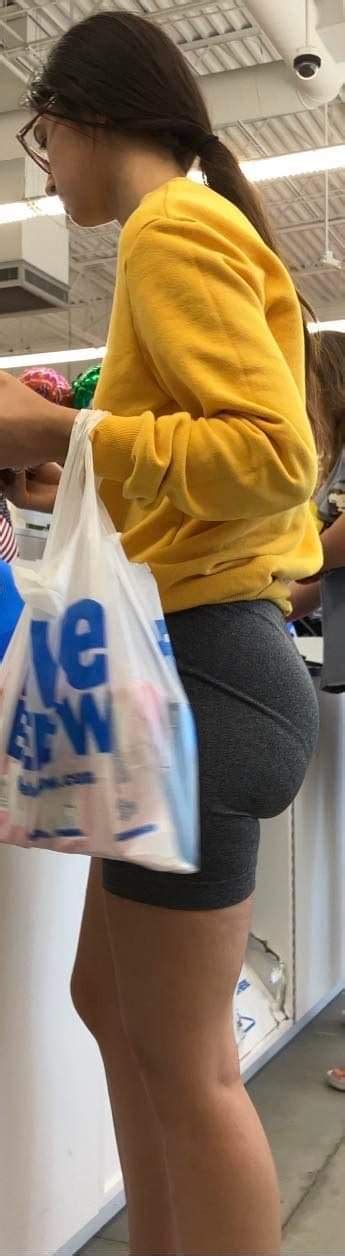 Bubble Butt Latina In Spandex Gray Shorts 1112 Spandex Leggings Yoga Pants Forum
