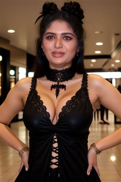 Aditi Shankar Low Neck Dress Hot Cleavage 12 AI Tamil Sex Org