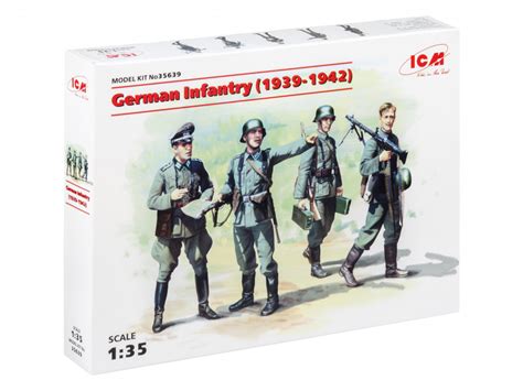 ICM 1 35 German Infantry 19391941 4 figúrky 35639