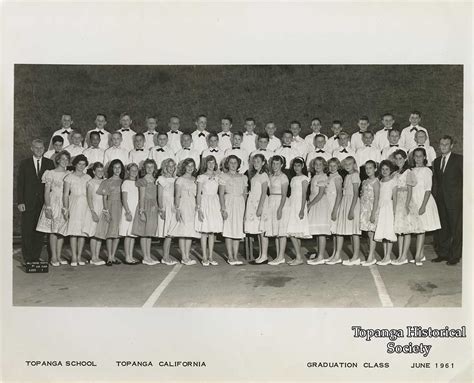 Topanga Elementary School Sixth Grade Class 1960 61 · Topanga