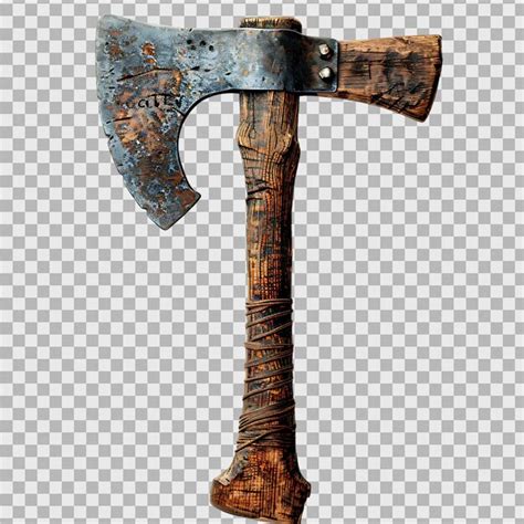 Axe On Transparent Isolated Background Premium AI Generated PSD