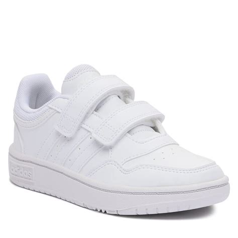 Buty Adidas Hoops Lifestyle Basketball Hook And Loop GW0436 White