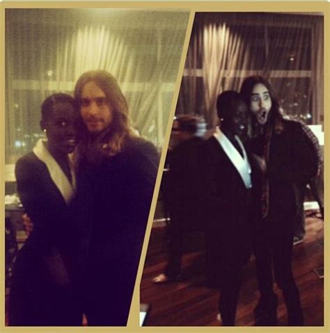 Lupita Nyong'o and Jared Leto pose for selfies in Paris | HELLO!