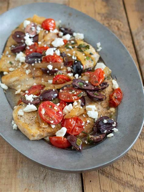 One Pan 30 Minute Chicken With Tomatoes Olives