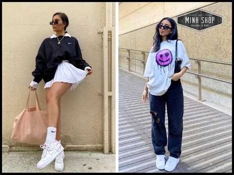 Minhshop Vn M U Gi Y Nike N M U Tr Ng Ch Nh H Ng Hot Trend