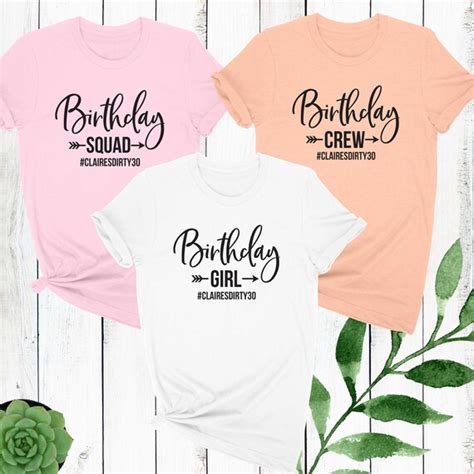 Womens Birthday Shirt For Her Adult Birthday Girl T Shirt Girls