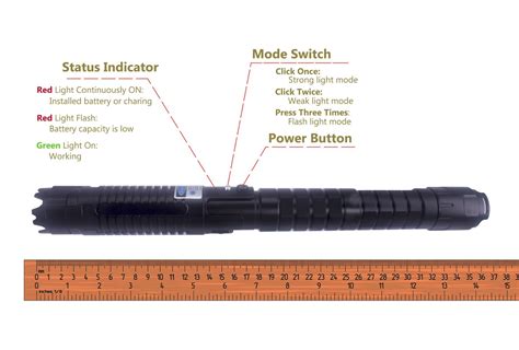 1000mW 450nm High Power Blue Burning Laser Pointer - Best 1W Laser for Burning Stuff - B970 ...