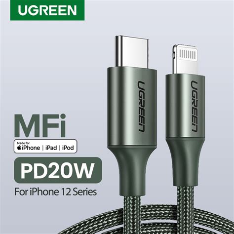 Ugreen Mfi Usb C To Lightning Iphone Charger Cable For Iphone Mini