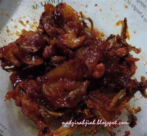 Nadzirahjiah Resepi Sambal Ikan Bilis Dan Kentang