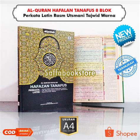 Jual Al Quran Besar A Dan A Sedang Hafazan Blok Perkata Latin