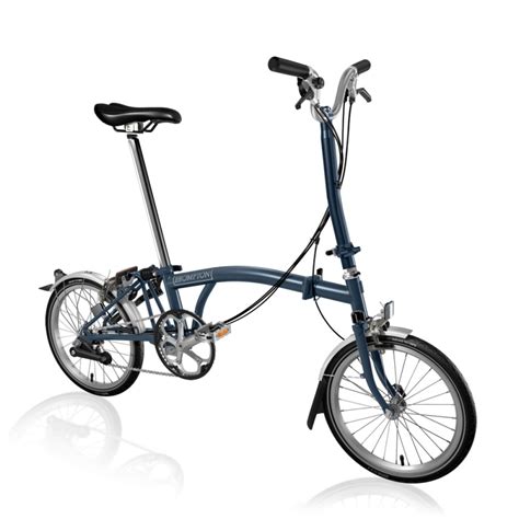 Brompton Bike 2017 Tempest Blue H6L