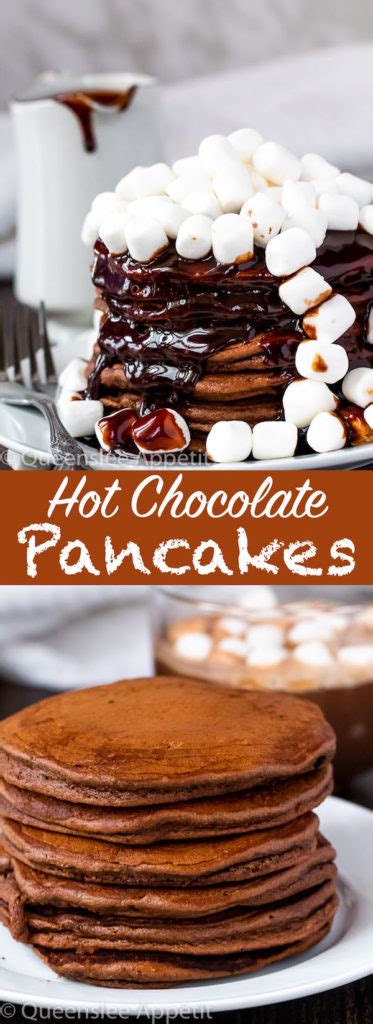 Hot Chocolate Pancakes Recipe Queenslee Appétit