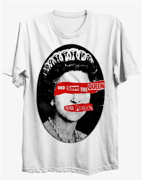 Sex Pistols God Save The Queen White T Shirt Sex Pistols God Save The Queen P L X