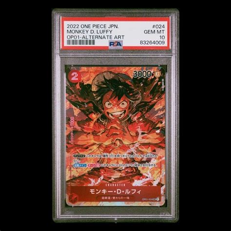 One Piece Bandai Card Card Graded Psa One Piece Japanese