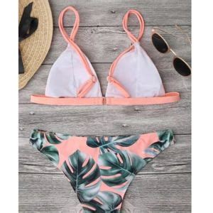 BellanBlue Swim Maylene Tropical Bikini Peach Poshmark