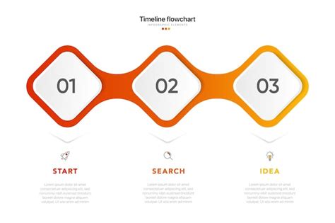 Chronologie 5 6 Options Infographie Pour Les Présentations Flux De