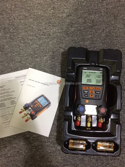 Testo549 2-Valve Digital Manifold Gauge - Precision & Reliability