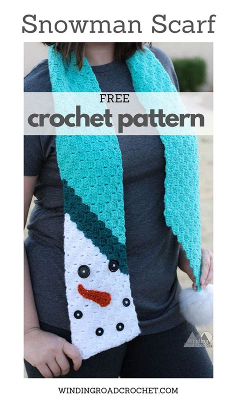 Snowman Scarf Pattern