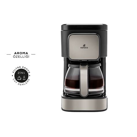 Karaca Just Coffee Aroma 2 In 1 Filtre Kahve ve Çay Demleme Makinesi