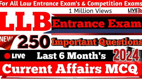 LLB Entrance Exam Question Paper LLB Entrance Exam Previous Year