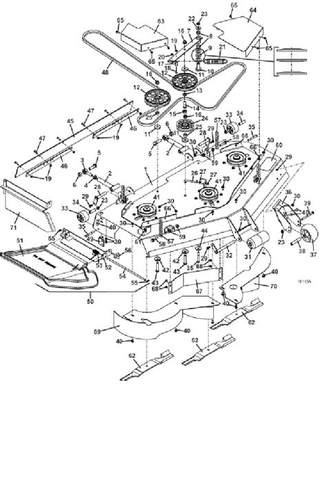 226v Deck Assembly M200v 52 Serial 6313224 And Below Grasshopper Mower Parts 2013the Mower