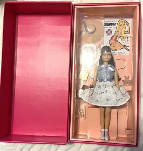 Barbie Skipper Brunette Version Th Anniversary Gold Label Nrfb Mattel Bdh