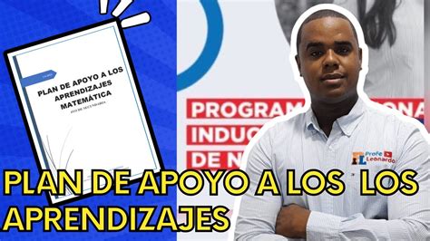 Plan De Apoyo A Los Aprendizajes Act Tema M Dulo Programa