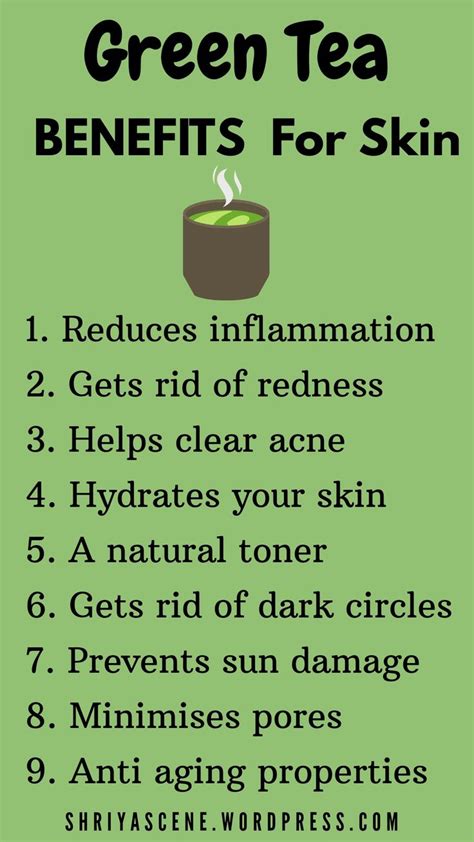 Benefits Of Green Tea For Your Skin Natural Beauty Guide Green