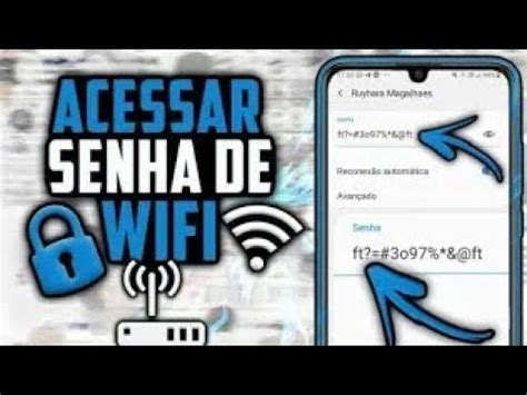 Como Descobrir A Senha Do Wi Fi No Celular Youtube