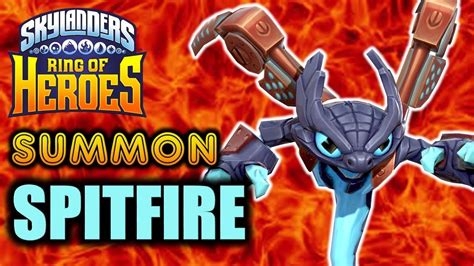 Spitfire Character Summoning And Showcase Skylanders Ring Of Heroes