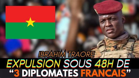 Ibrahim Traoré expulse trois diplomates français du Burkina Faso YouTube