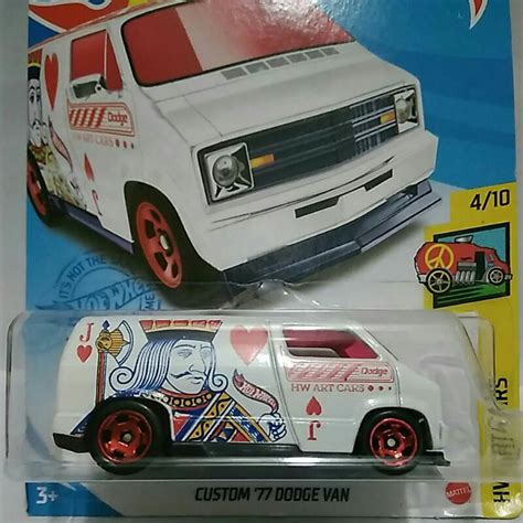 Hot Wheels Custom 77 Dodge Van T Hunt Simples 2021 Shopee Brasil