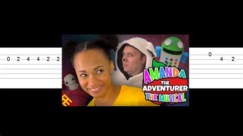 Amanda The Adventurer The Musical Easy Guitar Tabs Tutorial Youtube