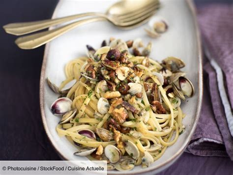 Linguine Aux Palourdes Et Noix Facile D Couvrez Les Recettes De