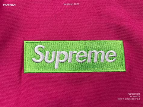 69¥ Supreme Box Logo Magenta Fw17 Pandabuy Rfashionreps