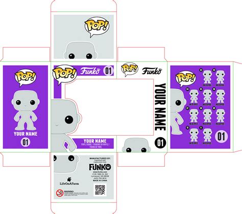 Funko Pop Box Template