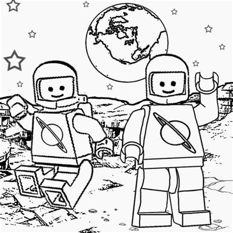 Lego Space Coloring Pages | Step ColorinG - Coloring Home