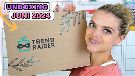 Unboxing Trendraider Box Juni Color Your Day Youtube