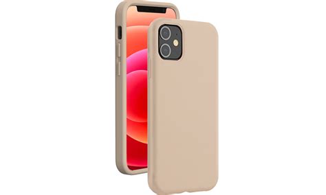 BigBen SoftTouch Silicone Case Do IPhone 12 Mini Beige Etui I Obudowy