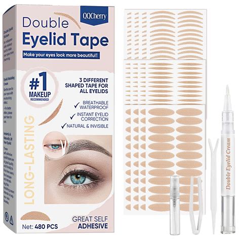 Eyelid Tapes 481pcs Eyelid Lifter Strips Invisible Waterproof Double