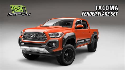 Toyota Tacoma Painted Fender Flares