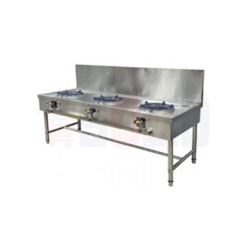 Stainless Steel Trible Burner High Pressure Wok Hiru Stainless Steel