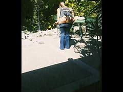 Ericakandy Milf Ass Cheeks Flashing Outdoor Workers Around Teasing Wanting A Big Cock In Her