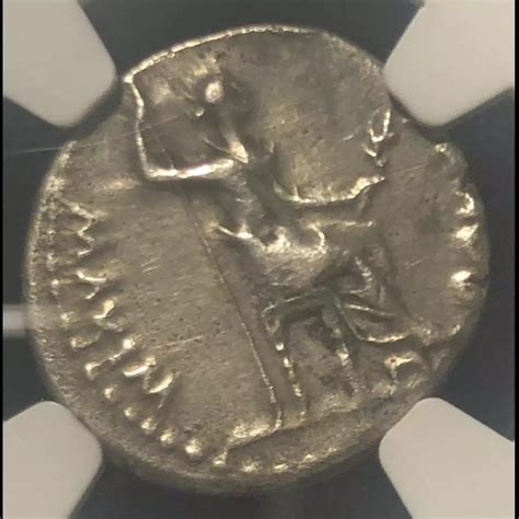 Ad Roman Empire Tiberius Italy Silver Denarius Ngc Xf Rv Livia