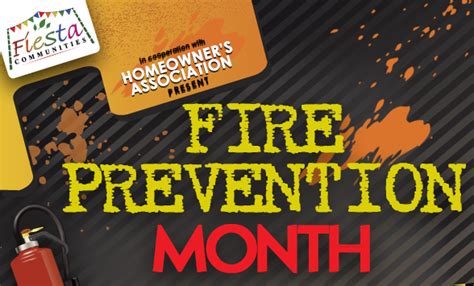 Fire Prevention Month :: Fiesta Communities, Inc.