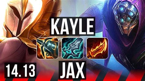 KAYLE Vs JAX TOP 12 Solo Kills 63k DMG 7k Comeback Dominating